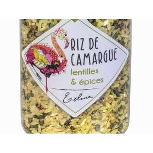 Riz de Camargue long aux zestes de citron, safran et fleur